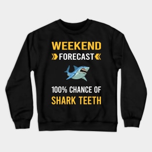 Weekend Forecast Shark Teeth Crewneck Sweatshirt